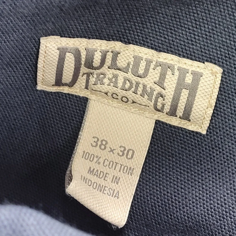 Duluth‎ Trading Co Mens Work Pants Actual Size 36x29 Navy Blue